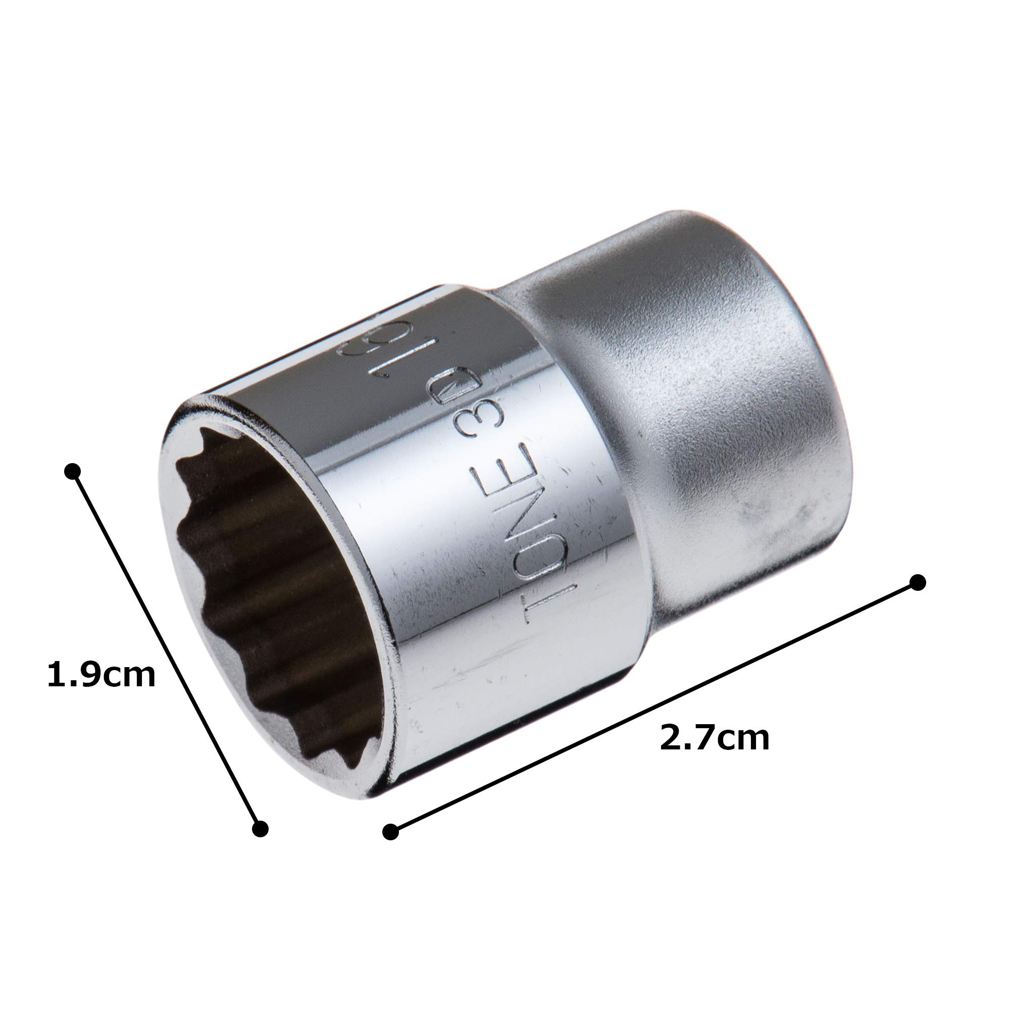 토네 12각 소켓 HP3D-16 16mm 이미지 3