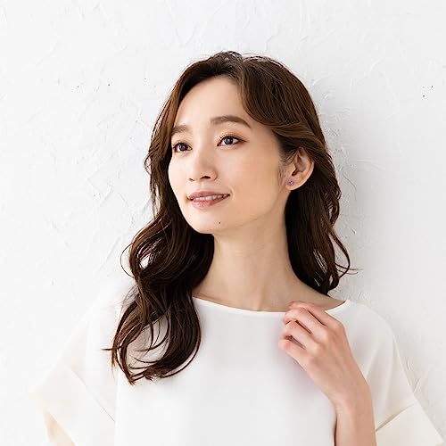 교세라 플래티넘 스터드 귀걸이 라운드 브릴리언트 컷 이미지 4