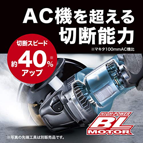 마키타 GA002GRDX 40Vmax 125mm 충전 그라인더 슬라이드스위치 풀세트 이미지 4