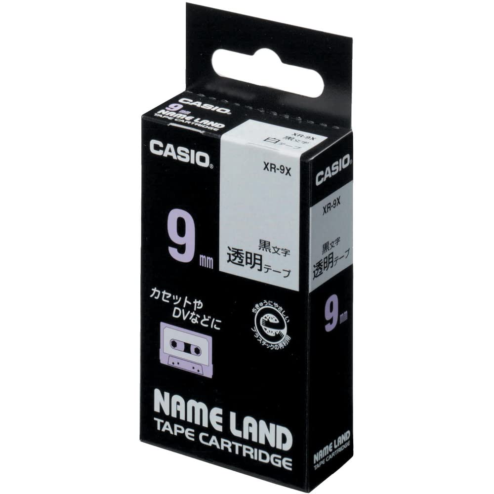 카시오 네임랜드 테이프 블루 XR-18BU 18mm 라벨지 블루 단품