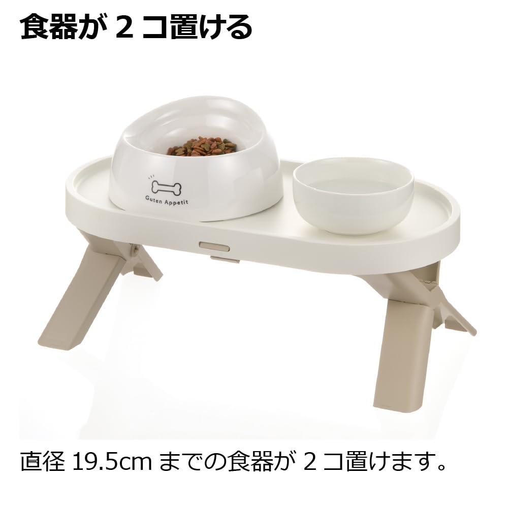 리첼 타타메루 접이식 펫 테이블 더블 강아지 식기대 이미지 4
